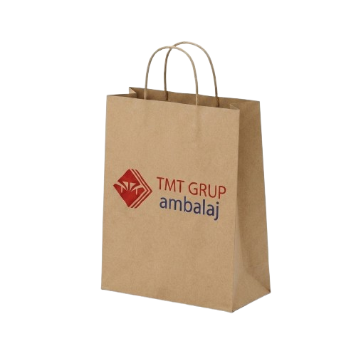 Baskılı Kraft Taşıma Poşeti — TMT Grup Ambalaj