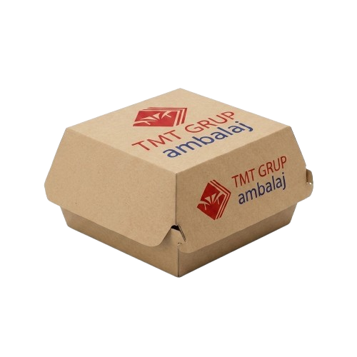 Karton Hamburger Kutusu Kraft — TMT Grup Ambalaj